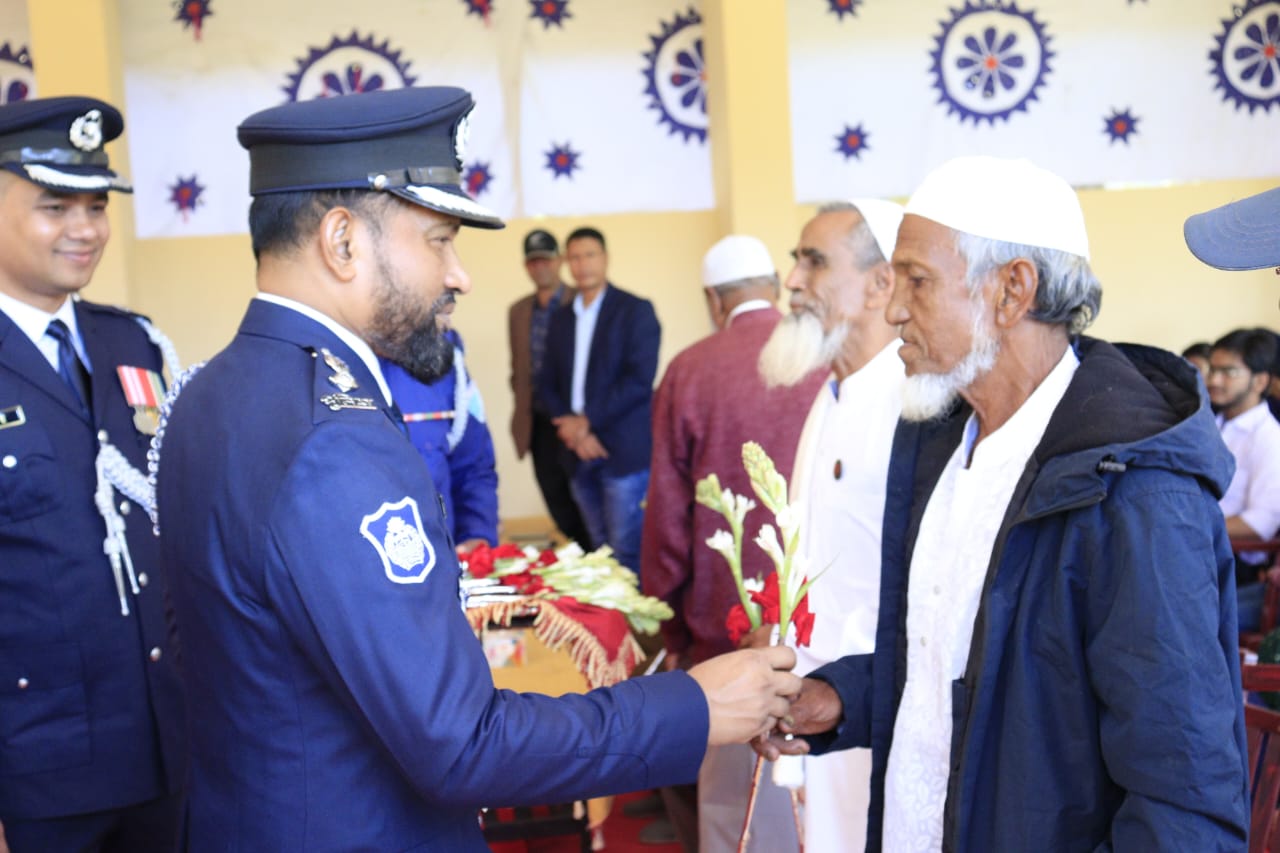 মৌলভীবাজারে পুলিশ বীর মুক্তিযোদ্ধা ও শহীদদের সম্মাননা