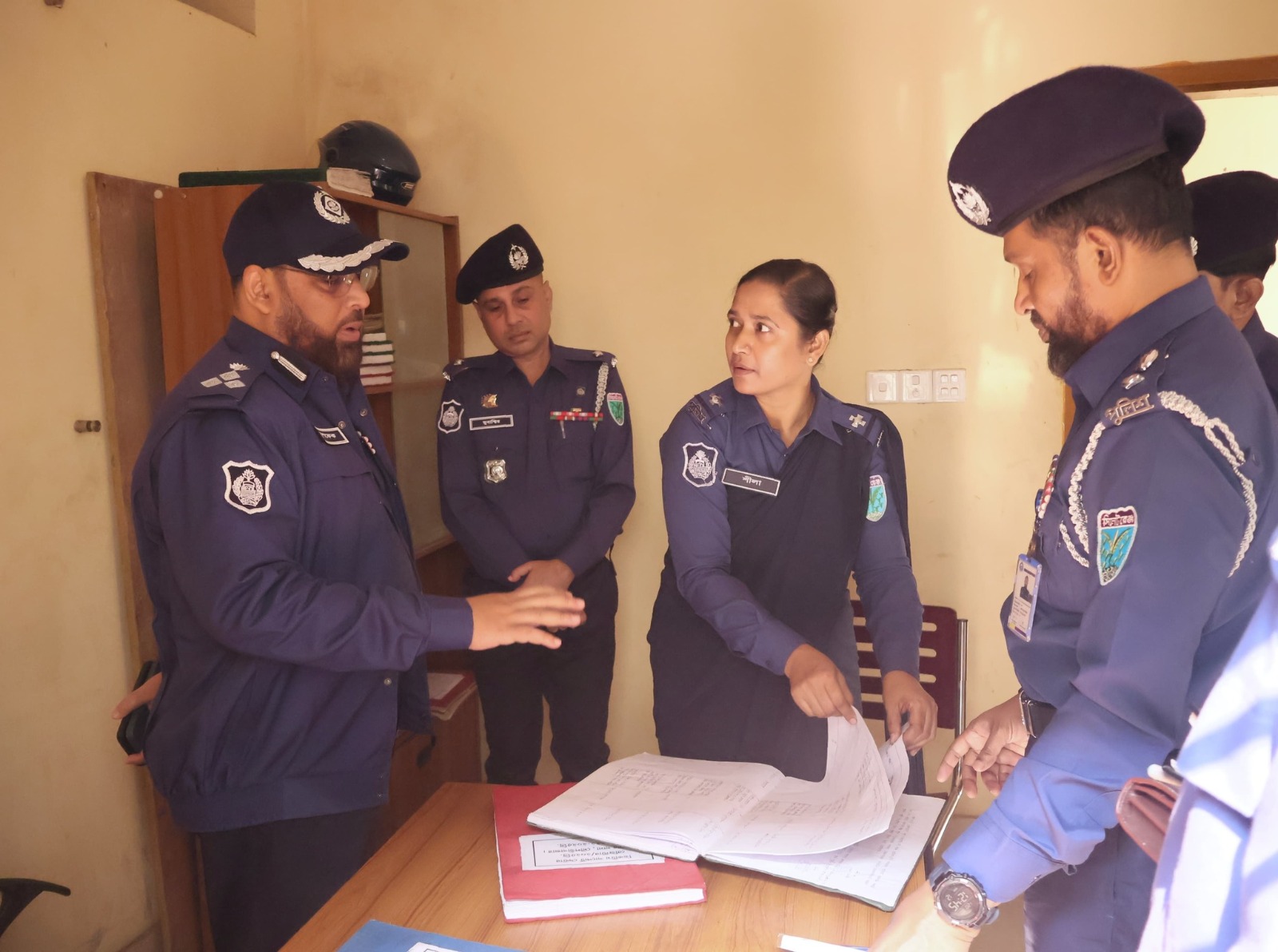 রাজনগর থানা দ্বি-বার্ষিক পরিদর্শনে সিলেট রেঞ্জ ডিআইজি